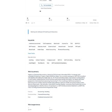 4828-Chartered Accountant Experienced