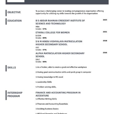 2952-Business Administration Experienced