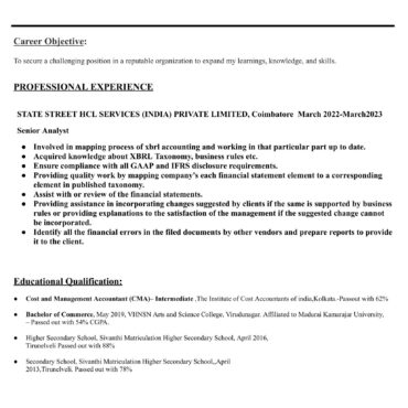 2950-Semi Qualified Professional