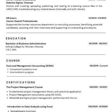 5433-Business Administration Experienced