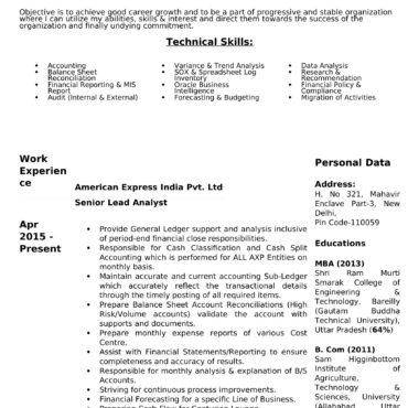 3200 - Business Administration Experienced