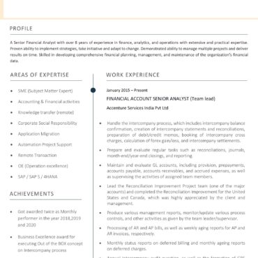 3109 - Senior Accountant