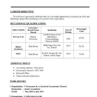 2832-Junior Accountant