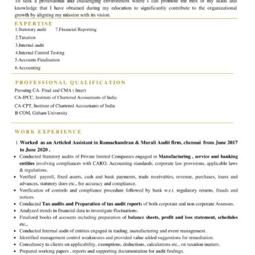 3115 - Semi Qualified Professional