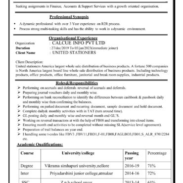 3112 - Senior Accountant
