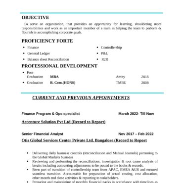 3201 - Business Administration Experienced