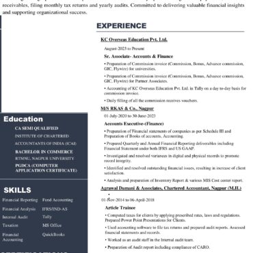 2766-Semi Qualified Professional