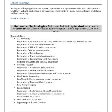 3194 - Business Administration Experienced