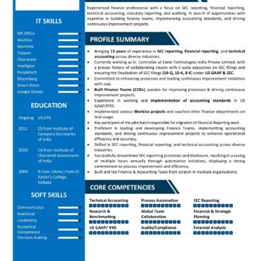 2825-Chartered Accountant Experienced
