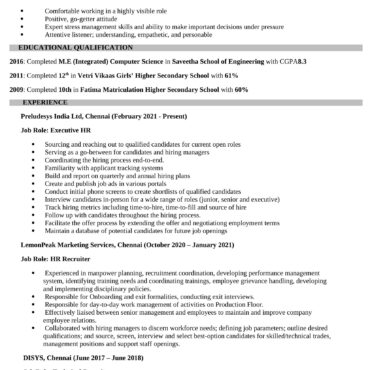 4677-HR Cum Recruitment and Admin Executive