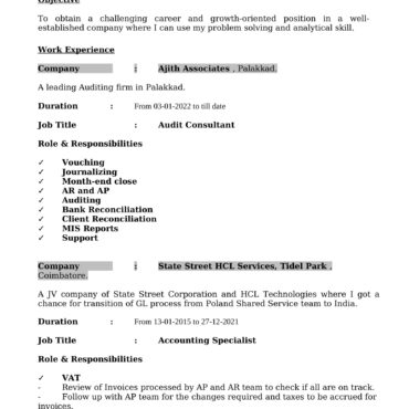 3186 - Business Administration Experienced