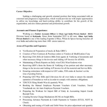 4208-Business Administration Experienced