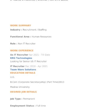 4673-HR Cum Recruitment and Admin Executive