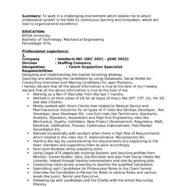 4669-HR Cum Recruitment and Admin Executive