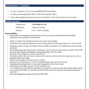 3172 - Business Administration Experienced