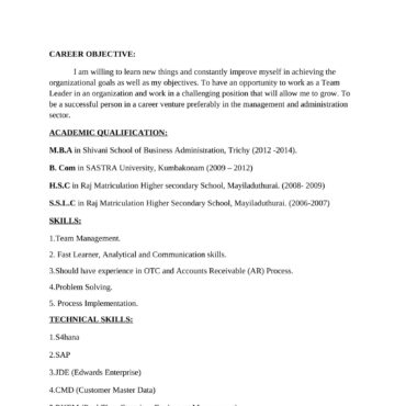 3167 - Business Administration Experienced