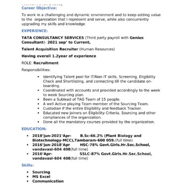 4656-HR Cum Recruitment and Admin Executive