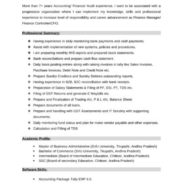 3166 - Business Administration Experienced
