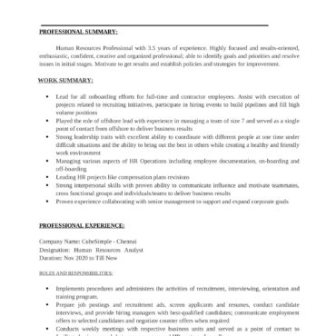 4647-HR Cum Recruitment and Admin Executive