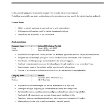 4643-HR Cum Recruitment and Admin Executive