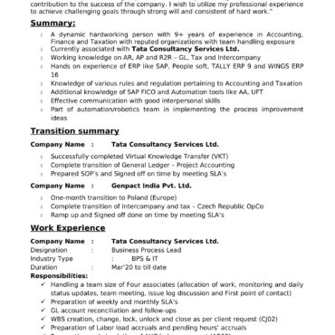 3158 - Business Administration Experienced