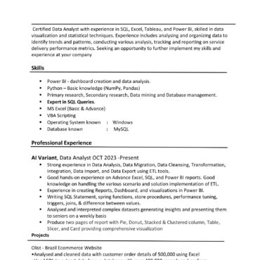 3646 - Data Analyst