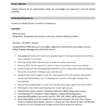 2561-Semi Qualified Professional