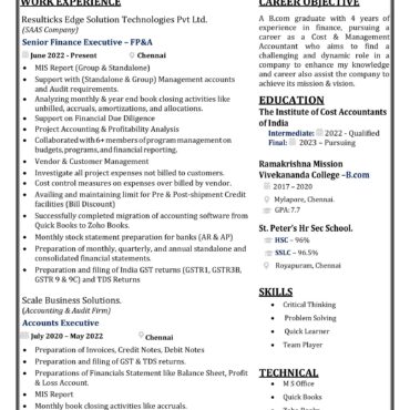 2691-Semi Qualified Professional