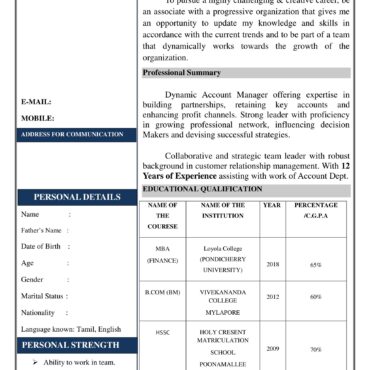 2599-Business Administration Experienced