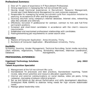 4610-HR Cum Recruitment and Admin Executive