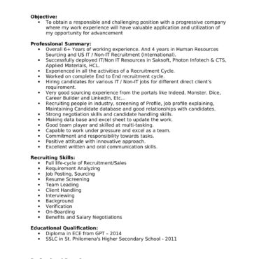 4609-HR Cum Recruitment and Admin Executive