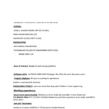 3418 - Mechanical Engineering