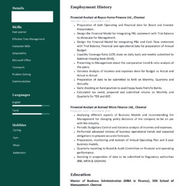 2556-Business Administration Experienced