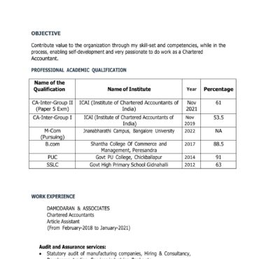 2518-Semi Qualified Professional