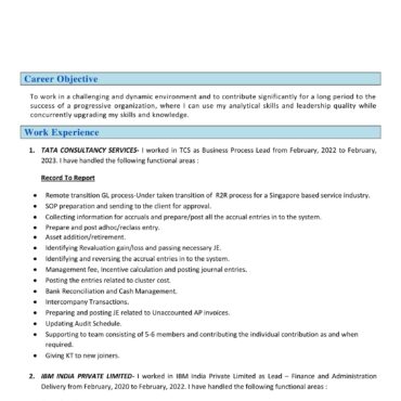 2490-Semi Qualified Professional