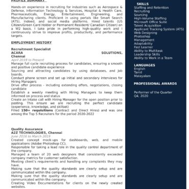 4594-HR Cum Recruitment and Admin Executive