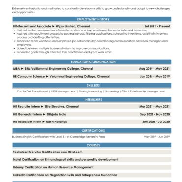 4698-HR Cum Recruitment and Admin Executive