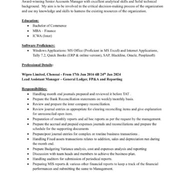 2580-Semi Qualified Professional