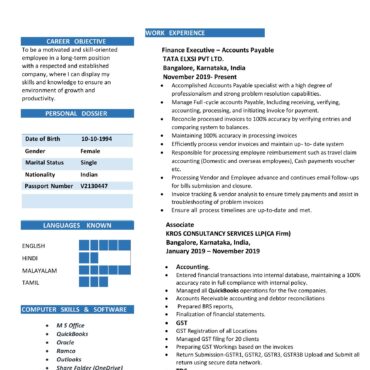 2383-Business Administration Experienced