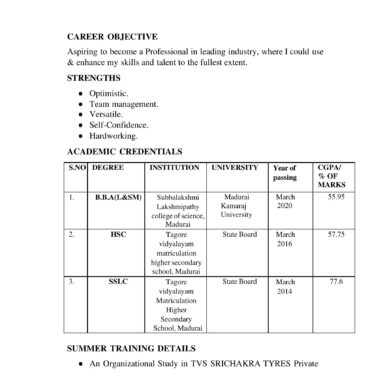 2737-Business Administration Experienced