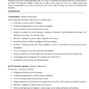 4474-HR Cum Recruitment and Admin Executive