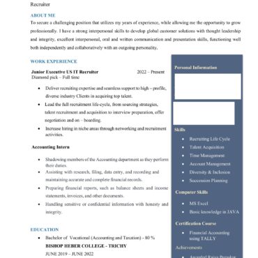 4473-HR Cum Recruitment and Admin Executive