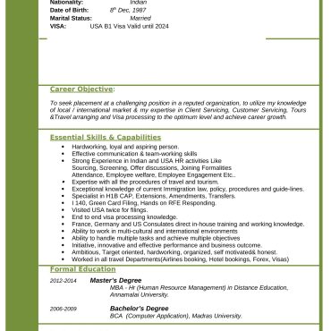 1997 - HR Cum Recruitment and Admin Executive