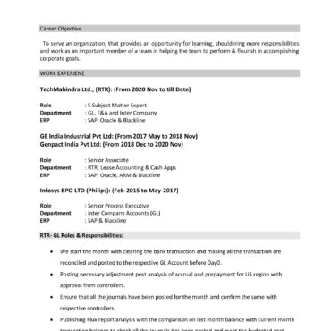 2461-Business Administration Experienced