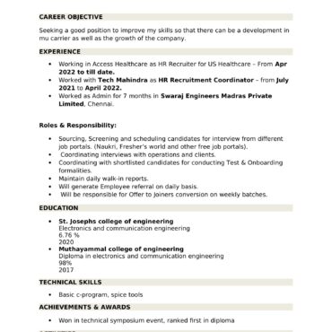 4426-HR Cum Recruitment and Admin Executive