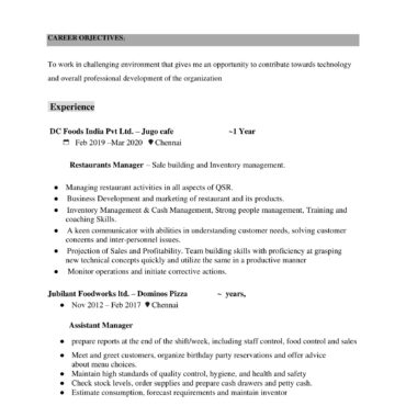 3490 - Senior Manager