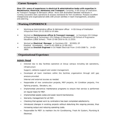 2212-HR Cum Recruitment and Admin Executive