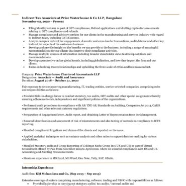 3269 - Chartered Accountant Experienced