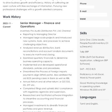 2642-Business Administration Experienced