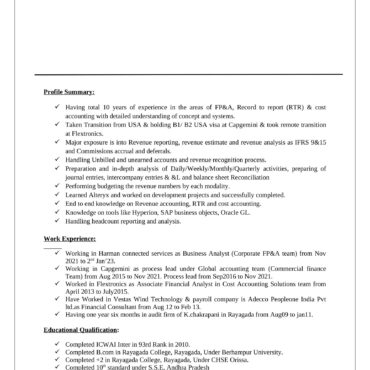 2256-Semi Qualified Professional